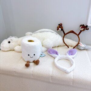 BRAND NEW WITH TAG JELLYCAT TOWEL AND OTHERS, PRICE FOR ALL
